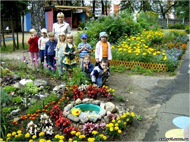 Альпийская горка в детском саду фото